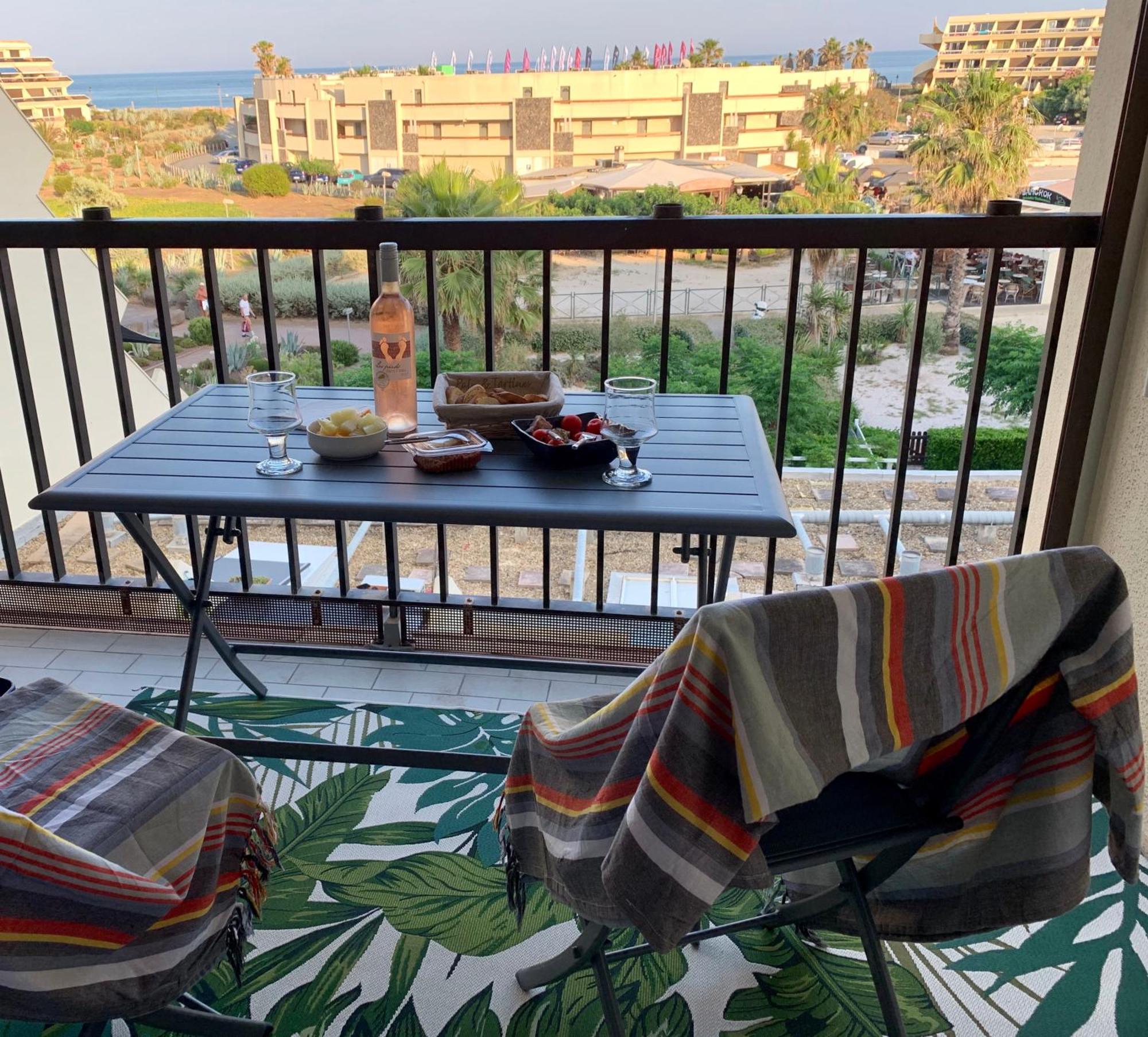 Bagatelle Naturiste Heliopolis Clim Ascenseur Vue Mer Parking Prive Agde Exteriér fotografie